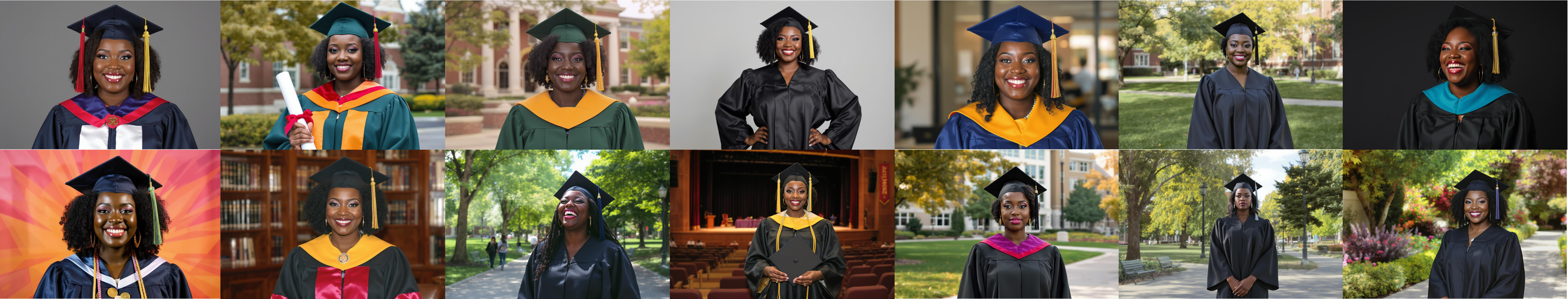 Graduate photos background